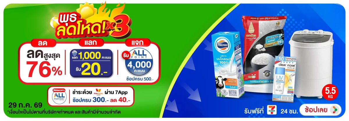 ลดอย่างแรง-CROP-ขายดีทุกวัน (29 Jul 2026)