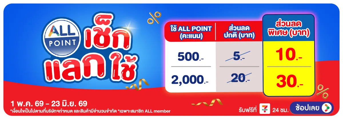 ไทยช่วยไทย เซเว่นลดแรง (1 - 23 June 26)