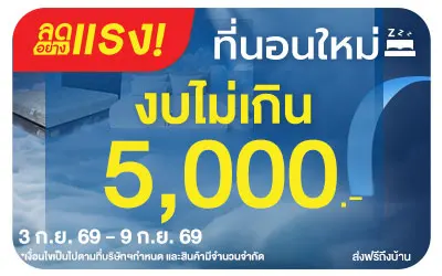 Below-ลดอย่างแรง ที่นอนใหม่ ราคาไม่เกิน 5000