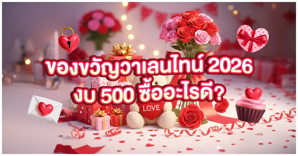 Blog-ของขวัญวาเลนไทน์ 2026 งบ 500