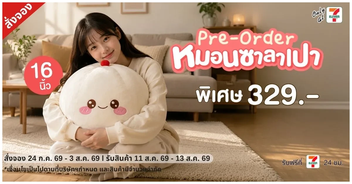 Blog-เปิดจอง หมอนซาลาเปา
