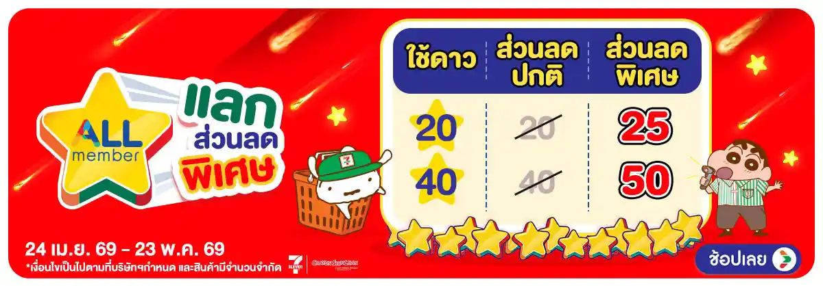 Hero-คุ้มค่าล่าดาว แจกจัดหนักที่ ALL ONLINE (24 Apr - 23 May 26)-ดาวแลกส่วนลดพิเศษ