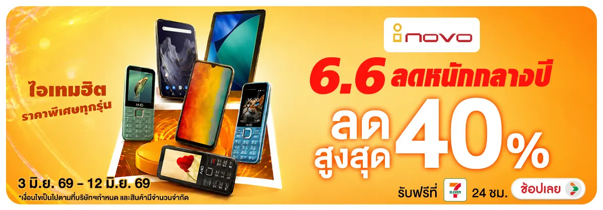 Hero-NON-ถูกจริง 6.6 ลดหนักกลางปี inovo 03-12.06.2026 H12