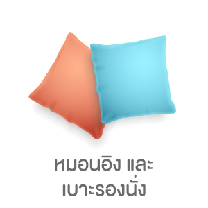 หมอนอิง และเบาะรองนั่ง