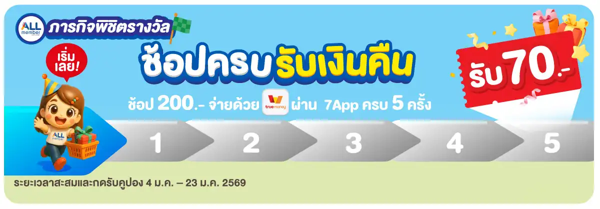 ช้อปครบรับเงินคืน (4 - 23 Jan 26)